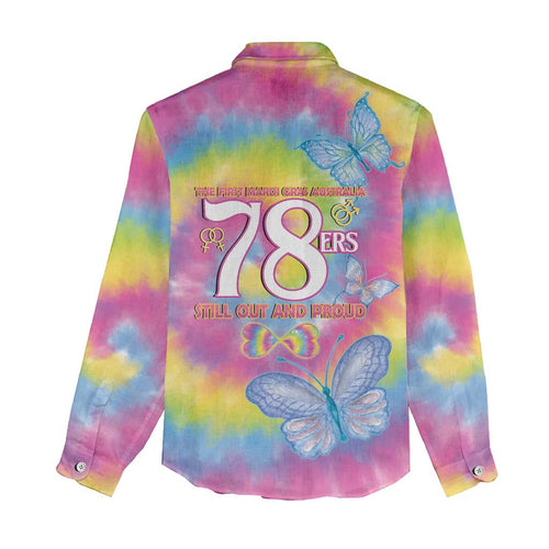 First Sydney Madri Gras Australia Women Casual Shirt 78ers Still Out And Proud