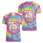 First Sydney Madri Gras Australia Women V-Neck T-Shirt 78ers Still Out And Proud