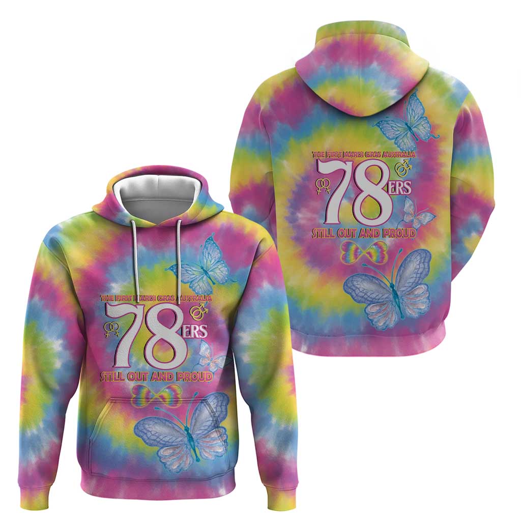 First Sydney Madri Gras Australia Zip Hoodie 78ers Still Out And Proud