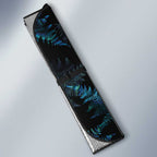 New Zealand Silver Fern Curling Personalised Auto Sun Shade Aotearoa Kiwi Ponga Paua Shell Version - Aussie Hoodie