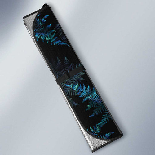 New Zealand Silver Fern Curling Personalised Auto Sun Shade Aotearoa Kiwi Ponga Paua Shell Version - Aussie Hoodie