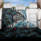 New Zealand Silver Fern Curling Personalised Back Car Seat Cover Aotearoa Kiwi Ponga Paua Shell Version - Aussie Hoodie