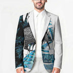 New Zealand Silver Fern Curling Personalised Blazer Aotearoa Kiwi Ponga Paua Shell Version - Aussie Hoodie