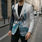 New Zealand Silver Fern Curling Personalised Blazer Aotearoa Kiwi Ponga Paua Shell Version - Aussie Hoodie
