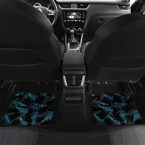 New Zealand Silver Fern Curling Personalised Car Mats Aotearoa Kiwi Ponga Paua Shell Version - Aussie Hoodie