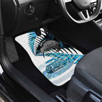 New Zealand Silver Fern Curling Personalised Car Mats Aotearoa Kiwi Ponga Paua Shell Version - Aussie Hoodie