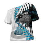 New Zealand Silver Fern Curling Personalised Cross Shoulder Shirt Aotearoa Kiwi Ponga Paua Shell Version - Aussie Hoodie
