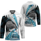 New Zealand Silver Fern Curling Personalised Hockey Jersey Aotearoa Kiwi Ponga Paua Shell Version - Aussie Hoodie