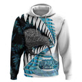 New Zealand Silver Fern Curling Personalised Hoodie Aotearoa Kiwi Ponga Paua Shell Version - Aussie Hoodie