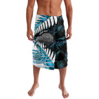 New Zealand Silver Fern Curling Personalised Lavalava Aotearoa Kiwi Ponga Paua Shell Version - Aussie Hoodie