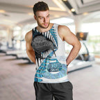 New Zealand Silver Fern Curling Personalised Men Tank Top Aotearoa Kiwi Ponga Paua Shell Version - Aussie Hoodie