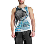 New Zealand Silver Fern Curling Personalised Men Tank Top Aotearoa Kiwi Ponga Paua Shell Version - Aussie Hoodie
