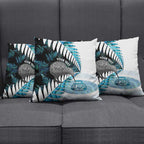 New Zealand Silver Fern Curling Personalised Pillow Cover Aotearoa Kiwi Ponga Paua Shell Version - Aussie Hoodie