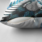 New Zealand Silver Fern Curling Personalised Pillow Cover Aotearoa Kiwi Ponga Paua Shell Version - Aussie Hoodie