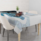 New Zealand Silver Fern Curling Personalised Tablecloth Aotearoa Kiwi Ponga Paua Shell Version - Aussie Hoodie