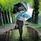 New Zealand Silver Fern Curling Personalised Umbrella Aotearoa Kiwi Ponga Paua Shell Version - Aussie Hoodie