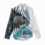 New Zealand Silver Fern Curling Personalised Women Casual Shirt Aotearoa Kiwi Ponga Paua Shell Version - Aussie Hoodie