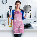 Custom New Zealand Silver Fern Rugby 2025 Apron All Black Aotearoa Maori Pink - Aussie Hoodie