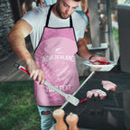 Custom New Zealand Silver Fern Rugby 2025 Apron All Black Aotearoa Maori Pink - Aussie Hoodie