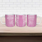 Custom New Zealand Silver Fern Rugby 2025 Ceramic Mug All Black Aotearoa Maori Pink - Aussie Hoodie