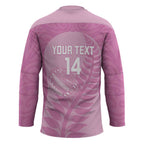 Custom New Zealand Silver Fern Rugby 2025 Hockey Jersey All Black Aotearoa Maori Pink - Aussie Hoodie