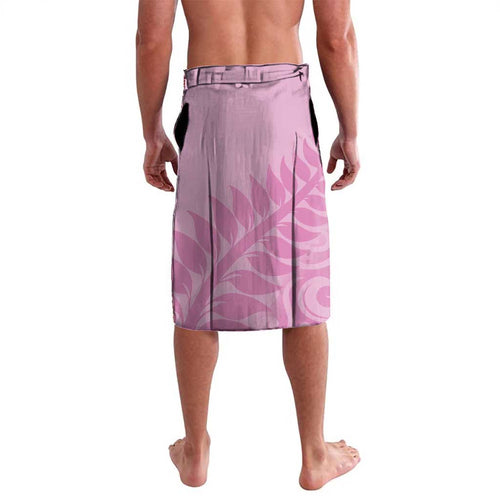 Custom New Zealand Silver Fern Rugby 2025 Lavalava All Black Aotearoa Maori Pink