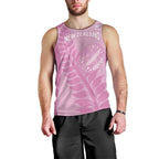 Custom New Zealand Silver Fern Rugby 2025 Men Tank Top All Black Aotearoa Maori Pink