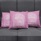 Custom New Zealand Silver Fern Rugby 2025 Pillow Cover All Black Aotearoa Maori Pink - Aussie Hoodie