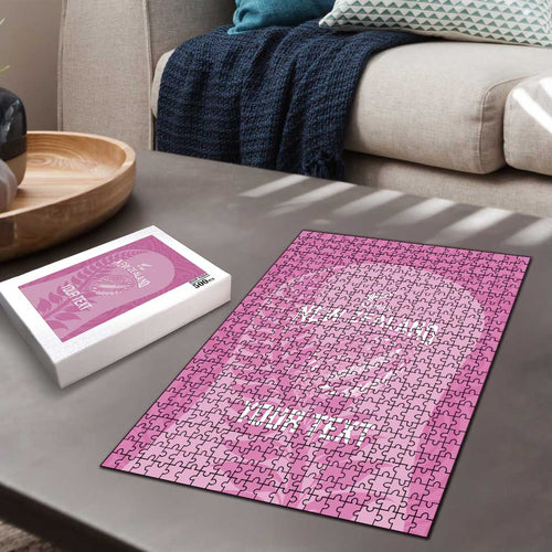 Custom New Zealand Silver Fern Rugby 2025 Puzzle All Black Aotearoa Maori Pink - Aussie Hoodie