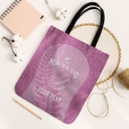 Custom New Zealand Silver Fern Rugby 2025 Tote Bag All Black Aotearoa Maori Pink - Aussie Hoodie