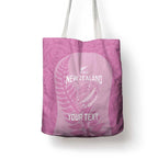 Custom New Zealand Silver Fern Rugby 2025 Tote Bag All Black Aotearoa Maori Pink - Aussie Hoodie