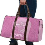 Custom New Zealand Silver Fern Rugby 2025 Travel Bag All Black Aotearoa Maori Pink - Aussie Hoodie