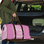 Custom New Zealand Silver Fern Rugby 2025 Travel Bag All Black Aotearoa Maori Pink - Aussie Hoodie