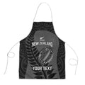 Custom New Zealand Silver Fern Rugby 2025 Apron Go Champions Aotearoa Maori Black - Aussie Hoodie