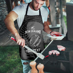 Custom New Zealand Silver Fern Rugby 2025 Apron Go Champions Aotearoa Maori Black - Aussie Hoodie