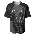 Custom New Zealand Silver Fern Rugby 2025 Baseball Jersey Go Champions Aotearoa Maori Black