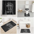 Custom New Zealand Silver Fern Rugby 2025 Bathroom Set Go Champions Aotearoa Maori Black - Aussie Hoodie
