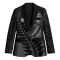 Custom New Zealand Silver Fern Rugby 2025 Blazer Go Champions Aotearoa Maori Black - Aussie Hoodie