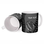 Custom New Zealand Silver Fern Rugby 2025 Ceramic Mug Go Champions Aotearoa Maori Black - Aussie Hoodie