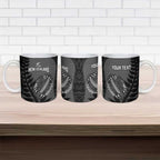 Custom New Zealand Silver Fern Rugby 2025 Ceramic Mug Go Champions Aotearoa Maori Black - Aussie Hoodie