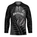 Custom New Zealand Silver Fern Rugby 2025 Hockey Jersey Go Champions Aotearoa Maori Black - Aussie Hoodie