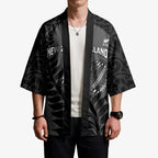 Custom New Zealand Silver Fern Rugby 2025 Kimono Go Champions Aotearoa Maori Black - Aussie Hoodie