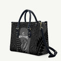 Custom New Zealand Silver Fern Rugby 2025 Leather Bag Go Champions Aotearoa Maori Black - Aussie Hoodie