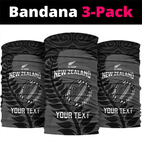 Custom New Zealand Silver Fern Rugby 2025 Neck Gaiter Go Champions Aotearoa Maori Black - Aussie Hoodie