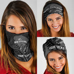 Custom New Zealand Silver Fern Rugby 2025 Neck Gaiter Go Champions Aotearoa Maori Black - Aussie Hoodie