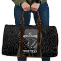 Custom New Zealand Silver Fern Rugby 2025 Travel Bag Go Champions Aotearoa Maori Black - Aussie Hoodie