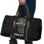 Custom New Zealand Silver Fern Rugby 2025 Travel Bag Go Champions Aotearoa Maori Black - Aussie Hoodie