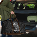 Custom New Zealand Silver Fern Rugby 2025 Travel Bag Go Champions Aotearoa Maori Black - Aussie Hoodie