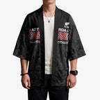 Custom New Zealand Silver Fern Rugby Kimono All Black Maori Taniko Pattern - Aussie Hoodie
