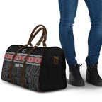 Custom New Zealand Silver Fern Rugby Travel Bag All Black Maori Taniko Pattern - Aussie Hoodie